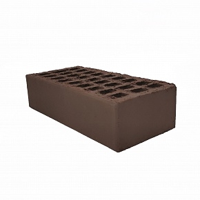 Кирпич облицовочный "Шоколад" 1 НФ пустотелый одинарный - фото 4779